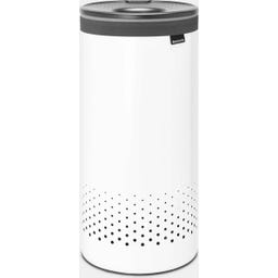 Brabantia Wasbox met Plastic Deksel, 35 Liter - White