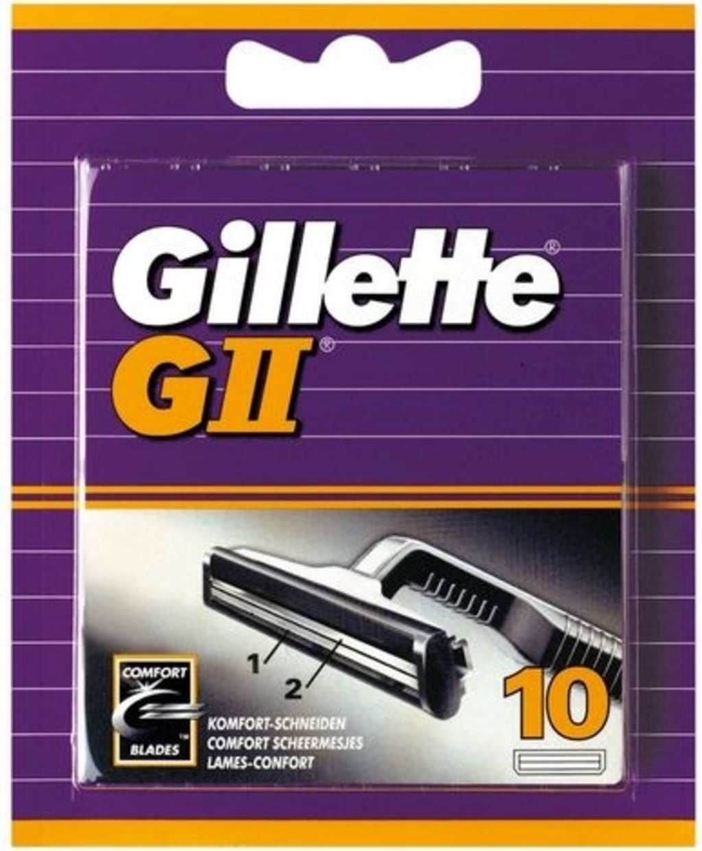 Gillette GII - Lamette, 10 pz. - 10 pz.