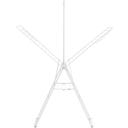 Brabantia HangOn Droogrek met Stang, 25 Meter - White