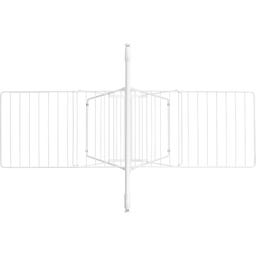 Brabantia HangOn Droogrek met Stang, 25 Meter - White