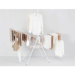 Brabantia HangOn Droogrek met Stang, 25 Meter - White