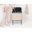 Brabantia Bo Touch Bin 36 L mit Kunststoffeinsatz - Soft Beige