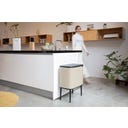 Brabantia Bo Touch Bin 36 L mit Kunststoffeinsatz - Soft Beige