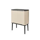 Brabantia Bo Touch Bin 36 L mit Kunststoffeinsatz - Soft Beige