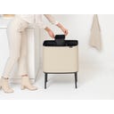 Bo Touch Bin 3 x 11 Liter mit 3 Kunststoffeinsätzen - Soft Beige