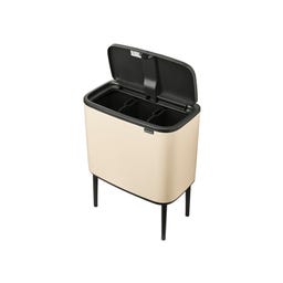 Bo Touch Bin 3 x 11 Liter mit 3 Kunststoffeinsätzen - Soft Beige