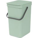 Brabantia Sort & Go 12 L Waste Bin - Jade Green