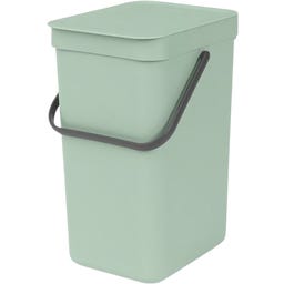 Brabantia Sort & Go 12 L Waste Bin - Jade Green