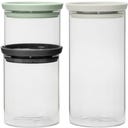 Brabantia Set 3 steklenih posod - 1 set
