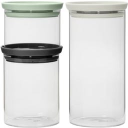 Brabantia Set 3 steklenih posod - 1 set