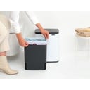 Brabantia Bo Mülleimer, 12L - White