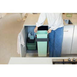 Brabantia Sort & Go Einbaueimer  - 2 x 30 L