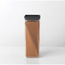 Stapelbare Vorratsdosen eckig, Tasty+, dark grey - 2,5 L