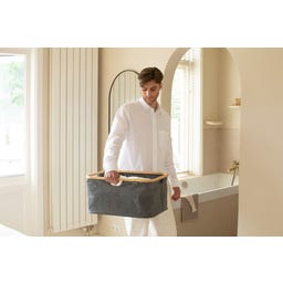 Brabantia Opvouwbare Wasmand - Pepper Black