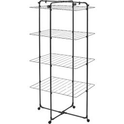Brabantia HangOn Turm-Trockengestell, 30m - Matt Black