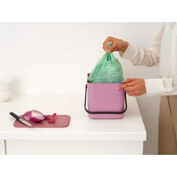 Brabantia Sort & Go - Pattumiera 6 L - Lilac Pink