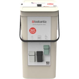 Brabantia Abfallbehälter Sort & Go 16 L - Soft Beige
