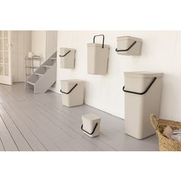 Brabantia Abfallbehälter Sort & Go 16 L - Soft Beige