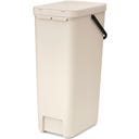 Brabantia Sort & Go Afvalemmer, 40 Liter - Soft Beige