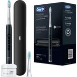Pulsonic Slim Luxe 4500 Matte Black Electric Toothbrush with Travel Case