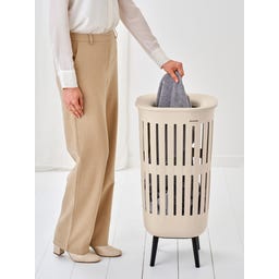 Brabantia Collect-It Wäschekorb Hi, 55L - Soft Beige