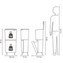 Brabantia SortUp Abfalleimer Hi, 20+25L