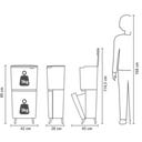 Brabantia SortUp szemetes Hi, 10+10+25l