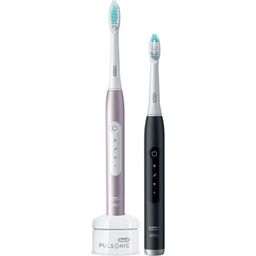 Elektrisk tandborste Pulsonic Slim Luxe 4900 Svart/Rosa Guld - 2st - 1 set