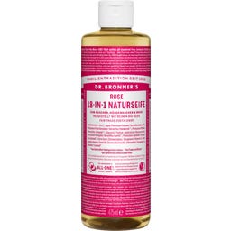 Dr. Bronner's 18-in-1 Pure Castile Magic Soap - Rose - 475 ml