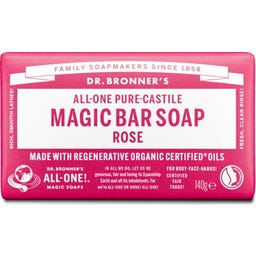 Dr. Bronner's Magic Bar Soap Rose - 140 g