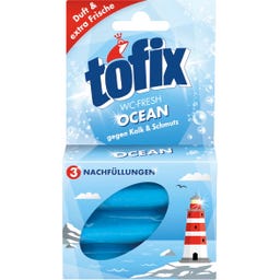 Tofix Ricarica per Blocco WC - Set da 3 - Ocean