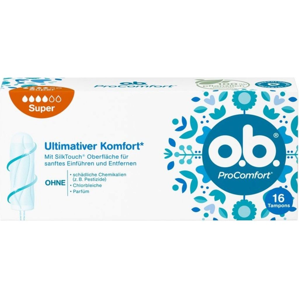 OB Tampons - ProComfort, Mini - Pack of 16 tampons