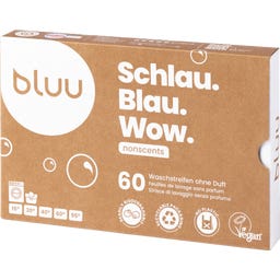 bluu Bandes de Lessive Sans Parfum - 60 pièces