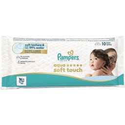 Pampers Harmonie Aqua Baby Wipes  - 1 x 10