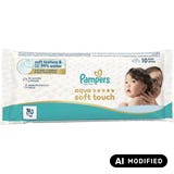 Pampers Aqua Soft Touch Baby Wipes