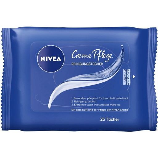 NIVEA Creme Care Cleansing Wipes - 25 Pcs