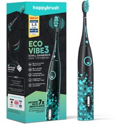 ECO VIBE 3 - Spazzolino Elettrico Nero e Menta