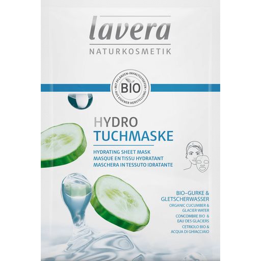 lavera Hydro Dukmask Bio-Gurka & Glaciärvatten - 1 st.