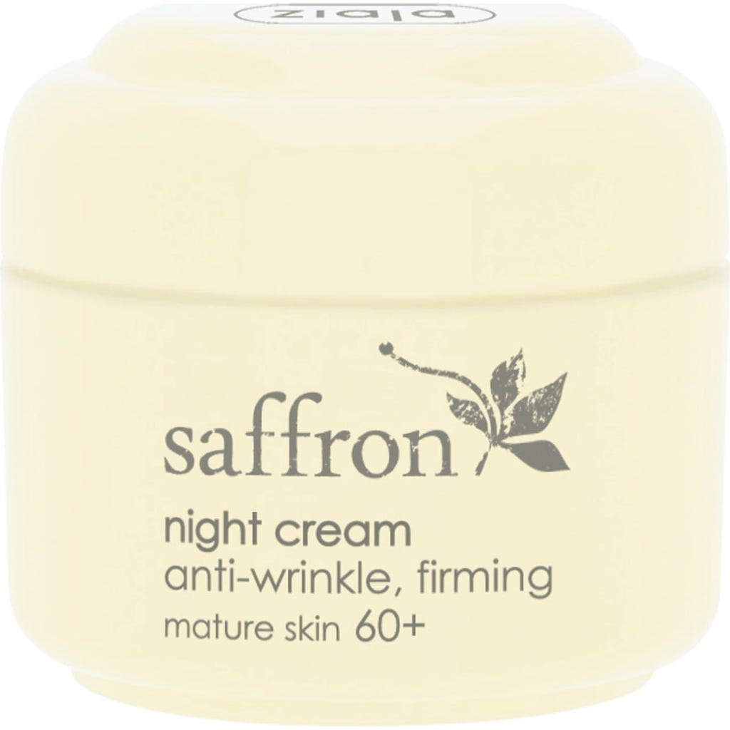 ziaja Saffron 60+ Anti-Wrinkle Night Cream, 50 ml - oh feliz