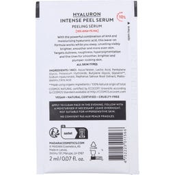 MÁDARA Organic Skincare Hyaluron Intense Peel Serum