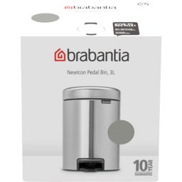 Brabantia Poubelle à Pédale Newicon 3L