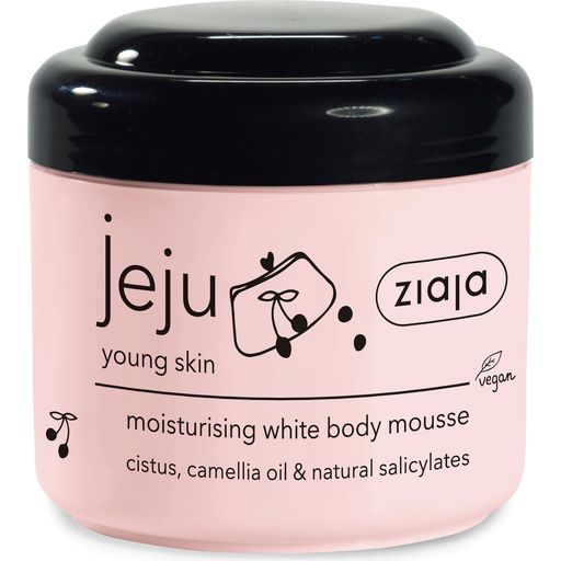 jeju young skin moisturising white body mousse - 200 ml