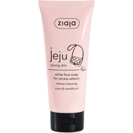 Jeju Young Skin Pink Sabonete Facial Branco - 75 ml