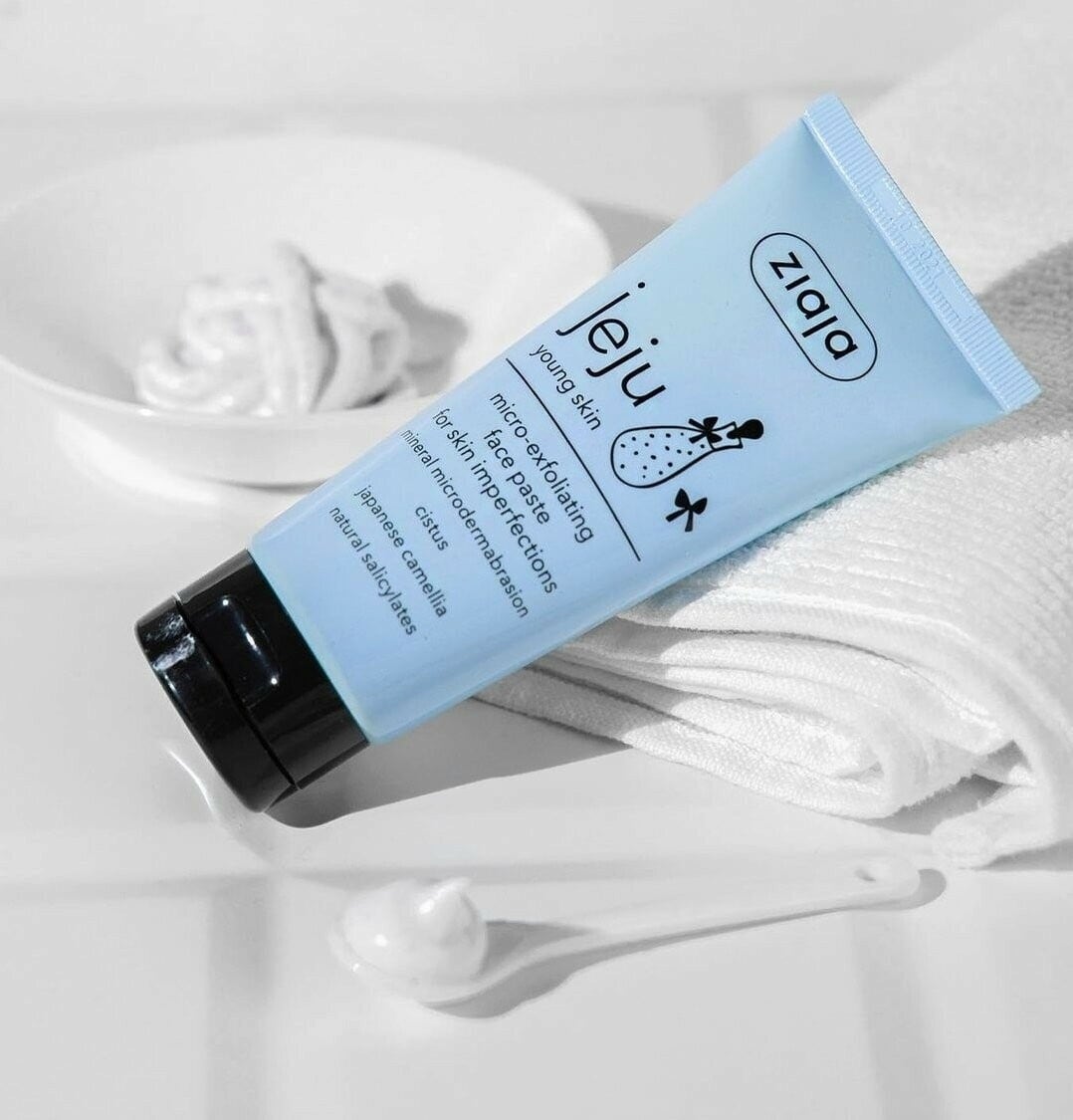 jeju young skin micro-exfoliating face paste - 75 ml