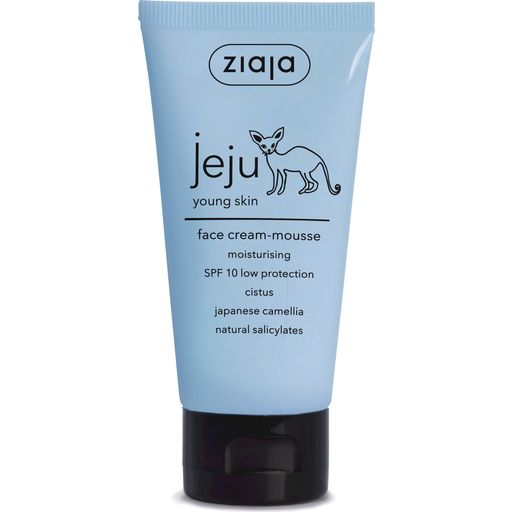 Jeju Young Skin Blue Face Cream Mousse with SPF 10 - 50 ml