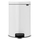 NewIcon - Pattumiera a Pedale 20 L con Inserto in Plastica
