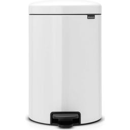NewIcon - Pattumiera a Pedale 20 L con Inserto in Plastica