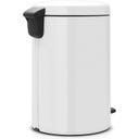 NewIcon - Pattumiera a Pedale 20 L con Inserto in Plastica