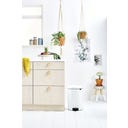 NewIcon - Pattumiera a Pedale 20 L con Inserto in Plastica