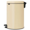 NewIcon - Pattumiera a Pedale 20 L con Inserto in Plastica